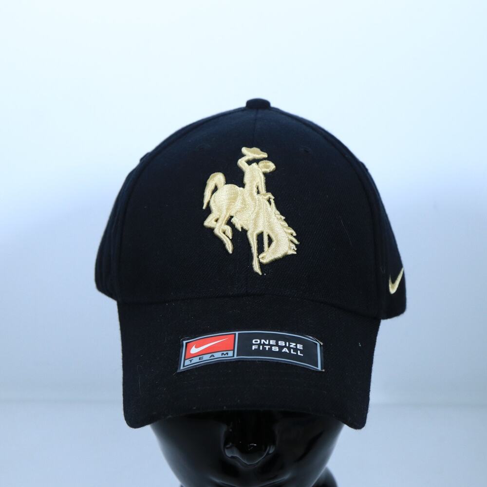 University Wyoming Cowboys Nike Team Strapback Adjustable Hat Cap